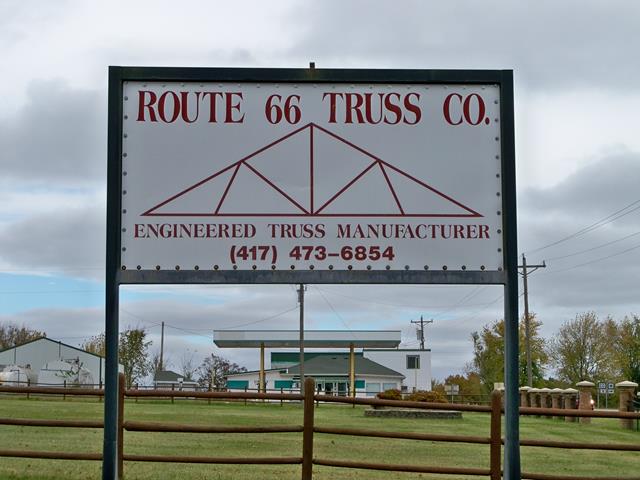 Route 66 Truss Sign